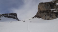 Entre Coste Belle à gauche et la Corne à droite