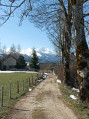 Entr&eacute;e dans le hameau des Bonnets