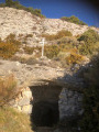 Entr&eacute;e de Notre Dame de Calern - grotte