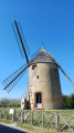 Le dernier moulin à vent de Montbrun-Lauragais depuis Corronsac