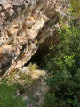 Entrée grotte