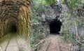 Route en corniche de la Ravine à Jacques à Saint-Denis le long du TiTrain