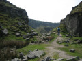 Entry to the disused Foggintor Quarry Entry to the disused Foggintor Quarry