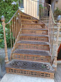 Escalier réalisé  par  les  ateliers  Gustave  Eiffel, Place Gabriel Péri