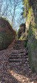 Escalier sous le Heidenschloss