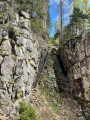 Escaliers métalliques de Hirschsteine.