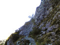 Passage d'un escarpement rocheux