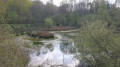 Etang de la Geneste d un côté du pont
