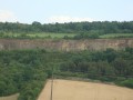 Falaise vue de Chassey le Camp
