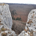 Falaises - Parcours de la randonnée - vue sur la colline Sud