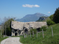 Ruined farmhouse at Pas de la Fosse