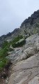 Fin de la premi&egrave;re partie de la descente