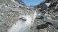 Refuge de Lognan et le glacier de l'Argentiére