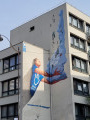 Fresque en soutien &agrave; Handicap International