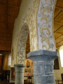 Fresques dans l'église Sainte Catherine à Forêt