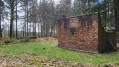 Fundament eines Wachturms am Odenwald-Limes