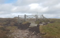 Gate before summit cairn