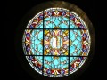 Gazeran. Rosace de l'église