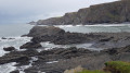 Gorgeous contorted rock layers from Hartland Quay