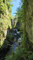 Wasserfälle und Schluchten der Langouette von Les Planches-en-Montagne aus Cascades et Gorges de la Langouette depuis les Planches-en-Montagne