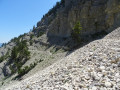 GR9 sur la face Nord du Ventoux