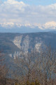 Grand ravin devant le grand Veymont.