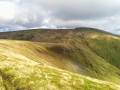 Grassy ridge leading to the Merrick