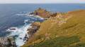 Porthmeor Cove and Gurnard's Head from Carn Galver mine