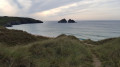 Holywell Beach from the dunes