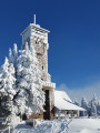 Hornisgrinde-Aussichtsturm im Winterkleid Hornisgrinde-Aussichtsturm im Winterkleid