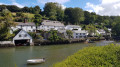 Houses at the end of Helford Creek