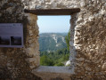 Le télégraphe et l'oppidum de la Courtine au-dessus d'Ollioules