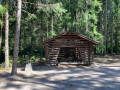 Hynkanlampi lake wood storage area