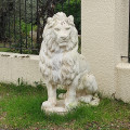 Lion assis
