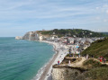 La foule à Étretat