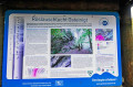 Infotafel am Eingang der Röslauschlucht