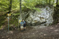 Infotafel nahe der Ruine Wartstein