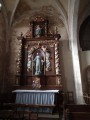 Intérieur de l'église de Laval le Prieuré