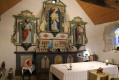 Intérieur de la chapelle St Jude et St Simon