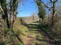 Intersection avec la route de Larroque
