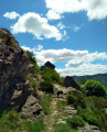 Joli sentier d'Ardèche