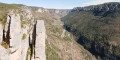 Jolie vue sur la Jonte et sur le Causse noir