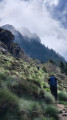 Juste avant d'arrivée sur la crête