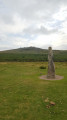 King's Tor behind standing stone