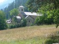 Abbaye de Boscodon depuis Savines-le-Lac