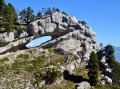 L'Arche Double et le Mont Blanc