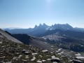 l'arête vue depuis le pic du Mas de la Grave