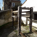 L'endroit où l'on ferrait les chevaux