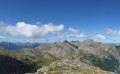 L es montagnes vues de la table d'orientation