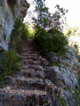 l'escalier de service du canal